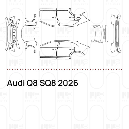 Pre-Cut PPF Audi Q8 SQ8 2026