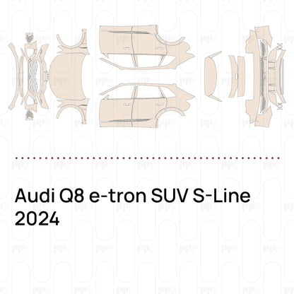 Voorgesneden PPF Audi Q8 e-tron SUV S-Line 2024