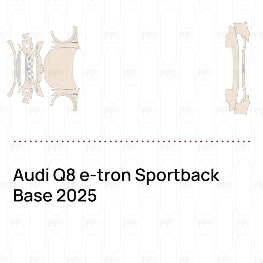 Voorgesneden PPF Audi Q8 e-tron Sportback Base 2025