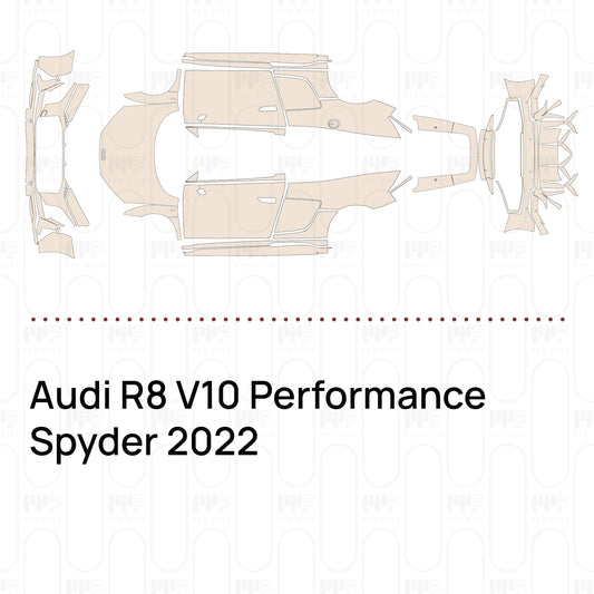 Voorgesneden PPF Audi R8 V10 Performance Spyder 2022