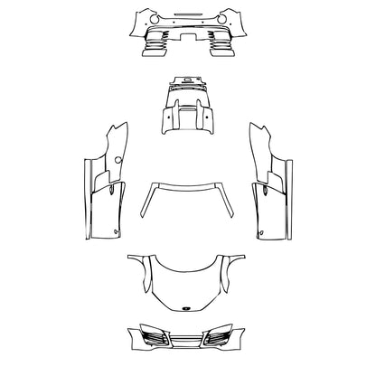 Pre-Cut PPF Audi R8 V10 Spyder 2014 - PPF-Kits