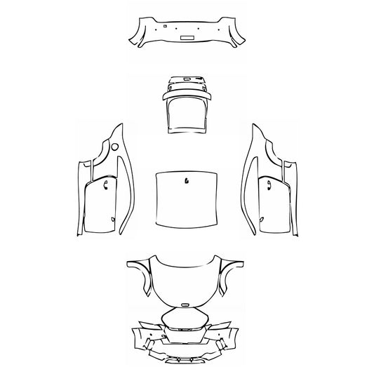 Pre-Cut PPF Audi TT TT RS Coupe 2019 - PPF-Kits
