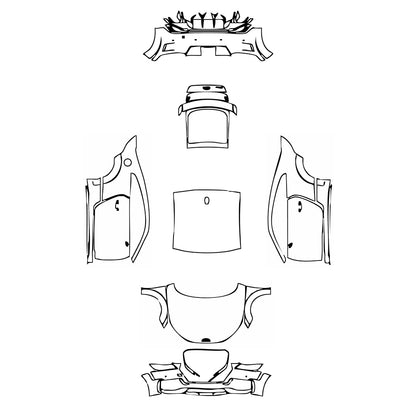 Pre-Cut PPF Audi TT TT RS Coupe 2023 - PPF-Kits