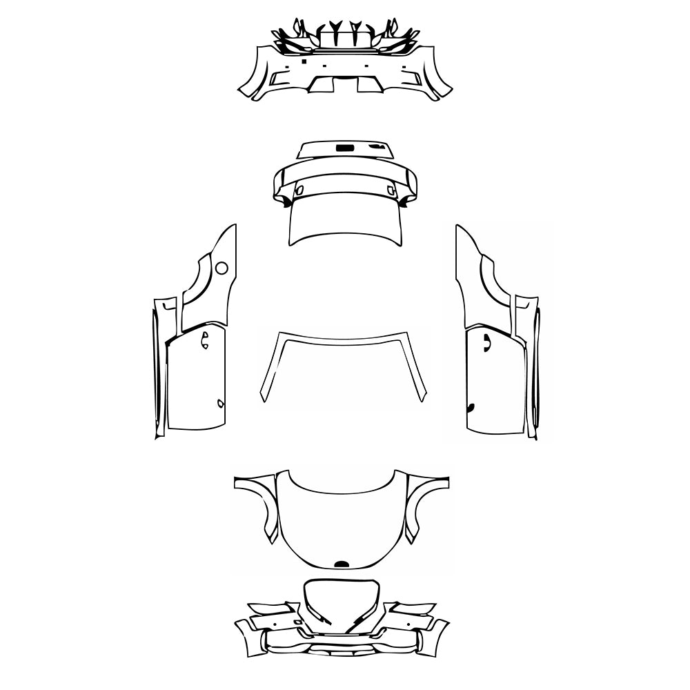 Pre-Cut PPF Audi TT TT RS Roadster 2023 - PPF-Kits