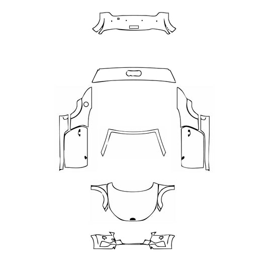 Pre-Cut PPF Audi TT TT Roadster Base 2022 - PPF-Kits