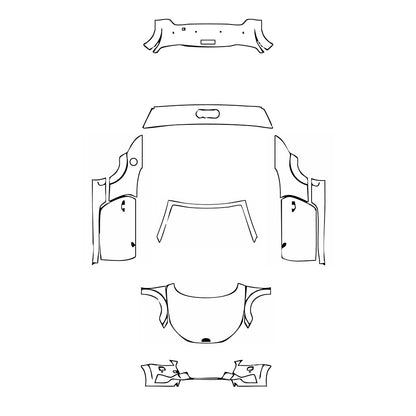 Pre-Cut PPF Audi TT TT Roadster Base 2023 - PPF-Kits