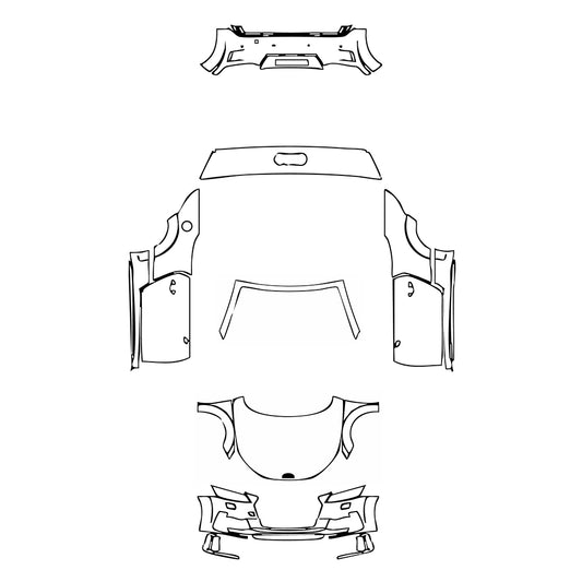 Pre-Cut PPF Audi TT TT Roadster S-line 2020 - PPF-Kits