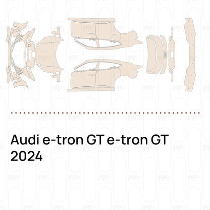 Voorgesneden PPF Audi e-tron GT e-tron GT 2024