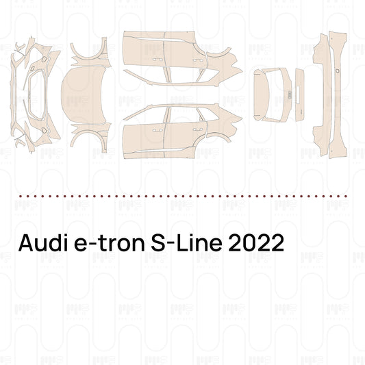 Voorgesneden PPF Audi e-tron S-Line 2022