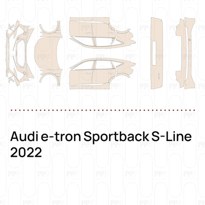 Voorgesneden PPF Audi e-tron Sportback S-Line 2022