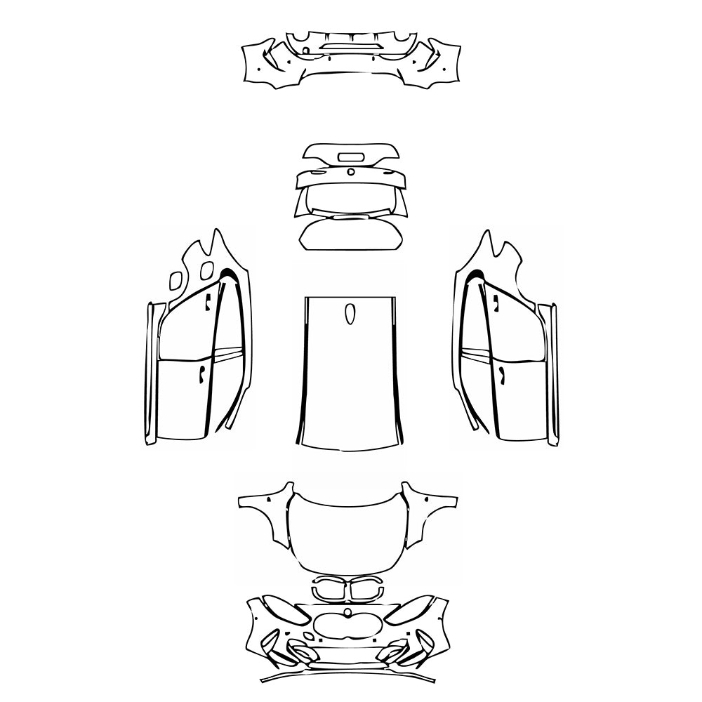 Pre-Cut PPF BMW 1 Series 5-door Sports Hatch M135i 2020 - PPF-Kits