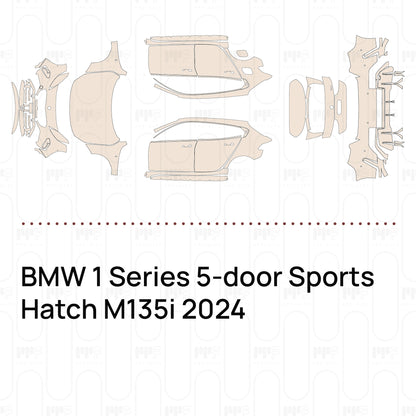 Voorgesneden PPF BMW 1 Series 5-door Sports Hatch M135i 2024