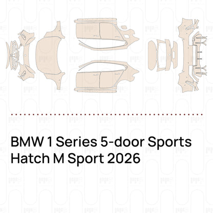 Voorgesneden PPF BMW 1 Series 5-door Sports Hatch M Sport 2026