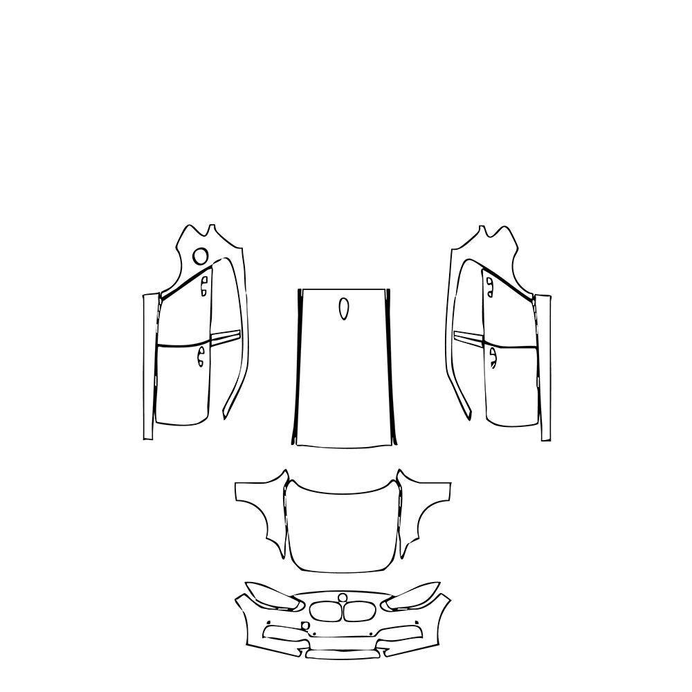 Pre-Cut PPF BMW 1 Series 5-door Sports Hatch SE 2017 - PPF-Kits
