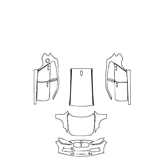 Pre-Cut PPF BMW 1 Series 5-door Sports Hatch SE 2018 - PPF-Kits