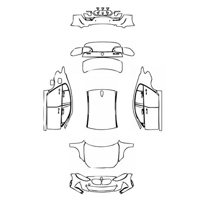 Pre-Cut PPF BMW 1 Series Sports Sedan M Sport 2021 - PPF-Kits