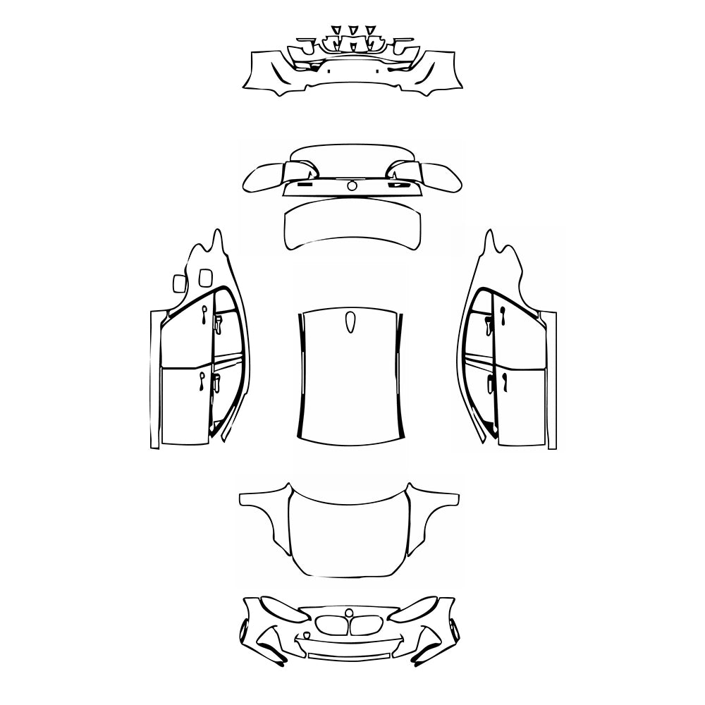 Pre-Cut PPF BMW 1 Series Sports Sedan M Sport 2022 - PPF-Kits