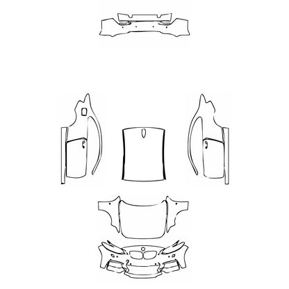 Pre-Cut PPF BMW 2 Series Coupe M235 M240 2014 - PPF-Kits