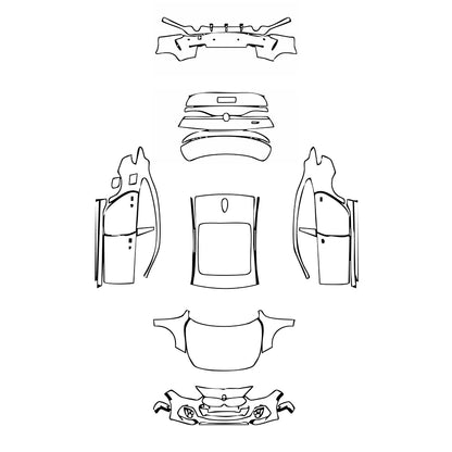 Pre-Cut PPF BMW 2 Series Gran Coupe Msport 2021 - PPF-Kits