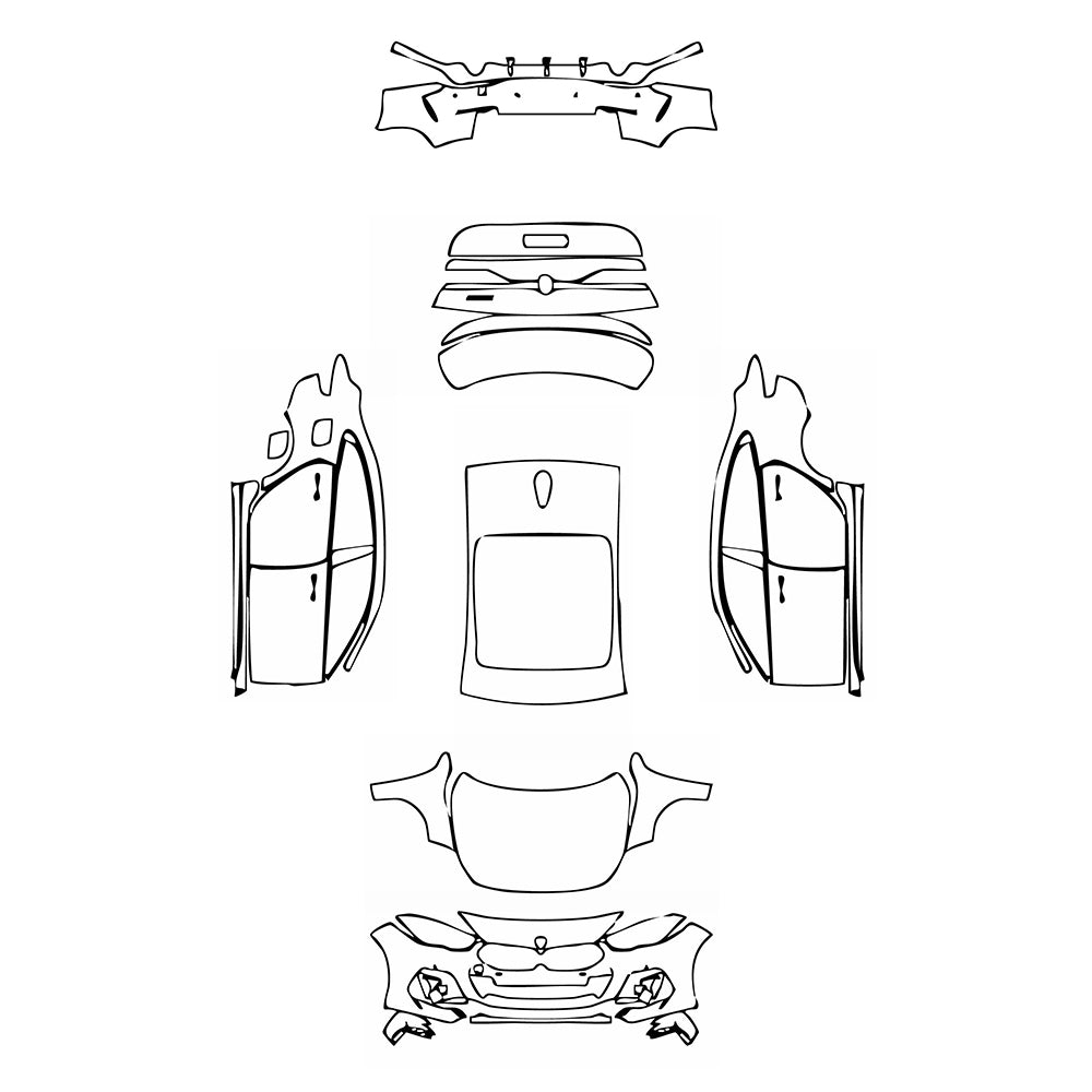 Pre-Cut PPF BMW 2 Series Gran Coupe Msport 2022 - PPF-Kits