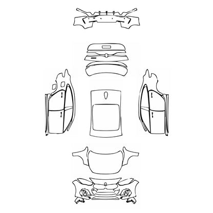 Pre-Cut PPF BMW 2 Series Gran Coupe Msport 2022 - PPF-Kits