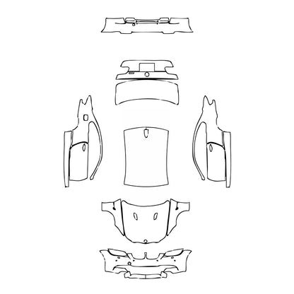 Pre-Cut PPF BMW 3 Series Coupe M3 2011 - PPF-Kits
