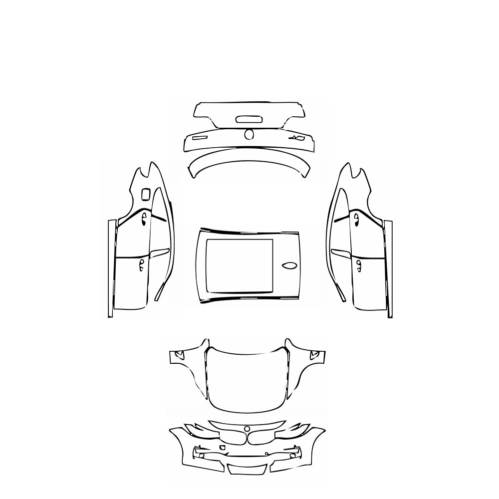 Pre-Cut PPF BMW 3 Series Gran Turismo Luxury 2014 - PPF-Kits