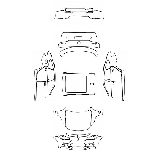 Pre-Cut PPF BMW 3 Series Gran Turismo M Sport 2013 - PPF-Kits