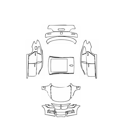 Pre-Cut PPF BMW 3 Series Gran Turismo Sport Line 2017 - PPF-Kits