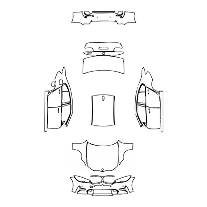 Pre-Cut PPF BMW 3 Series Sedan Luxury Standard Wheelbase 2020 - PPF-Kits
