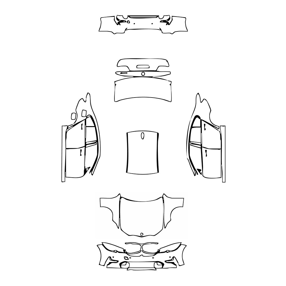 Pre-Cut PPF BMW 3 Series Sedan Luxury Standard Wheelbase 2022 - PPF-Kits