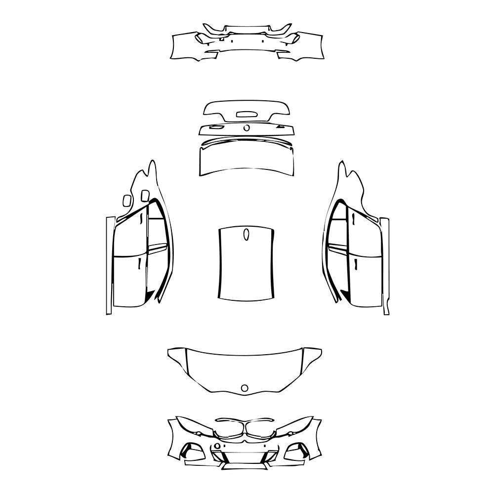 Pre-Cut PPF BMW 3 Series Sedan M340i 2021 - PPF-Kits