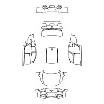Pre-Cut PPF BMW 3 Series Sedan M3 2017 - PPF-Kits