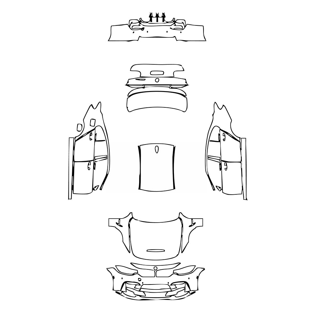 Pre-Cut PPF BMW 3 Series Sedan M3 CS 2018 - PPF-Kits