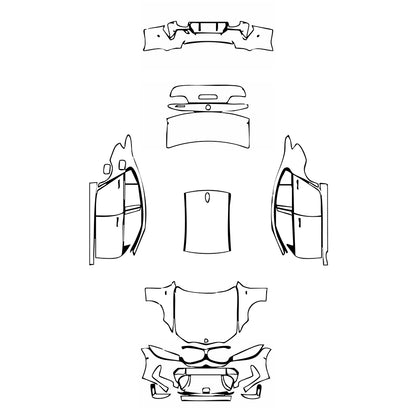 Pre-Cut PPF BMW 3 Series Sedan M Sport Standard Wheelbase 2025 - PPF-Kits