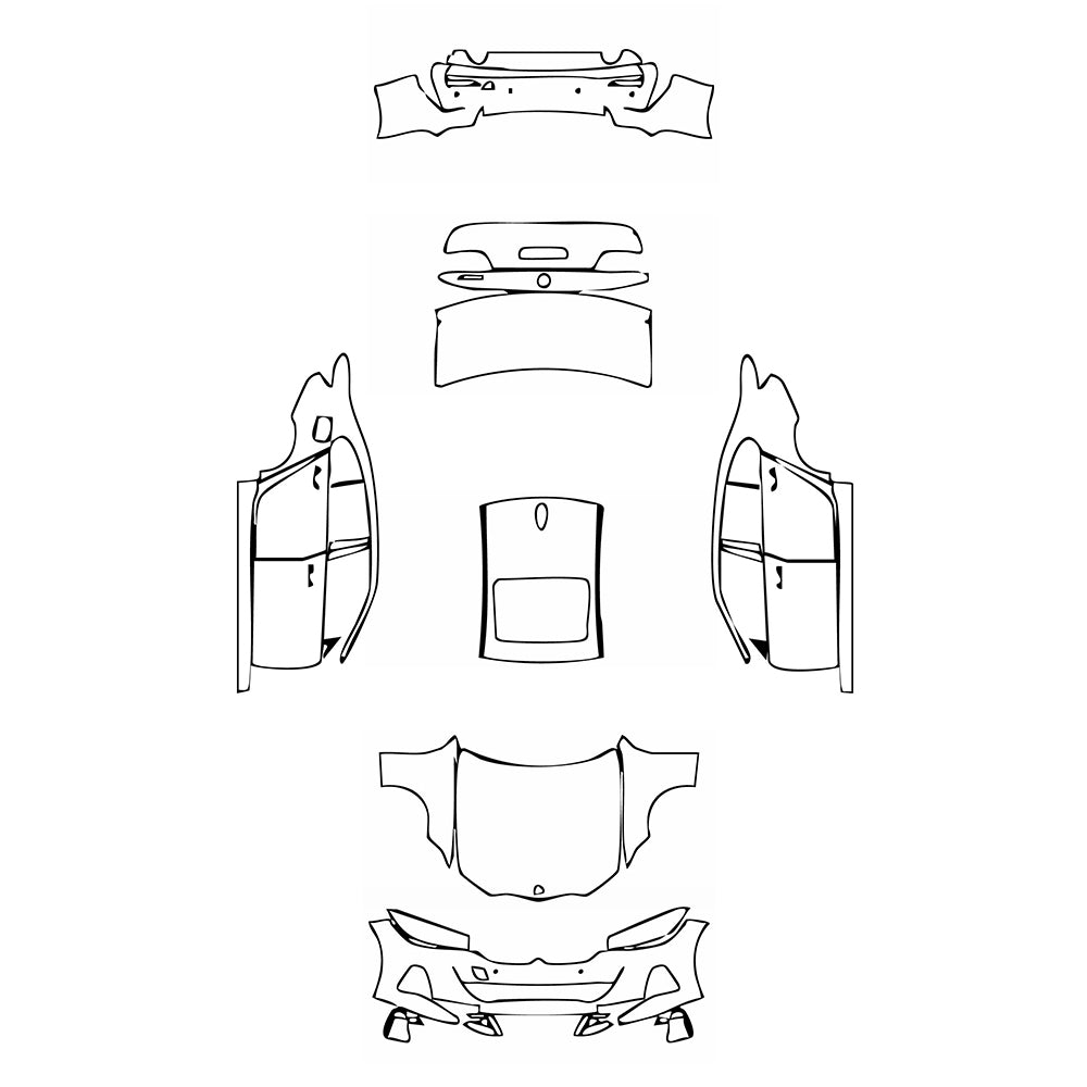Pre-Cut PPF BMW 3 Series Sedan Sport Line Standard Wheelbase 2024 - PPF-Kits