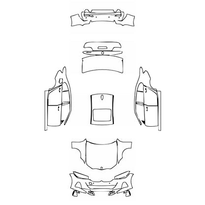 Pre-Cut PPF BMW 3 Series Sedan Sport Line Standard Wheelbase 2024 - PPF-Kits