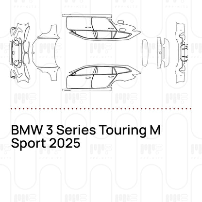 Voorgesneden PPF BMW 3 Series Touring M Sport 2025