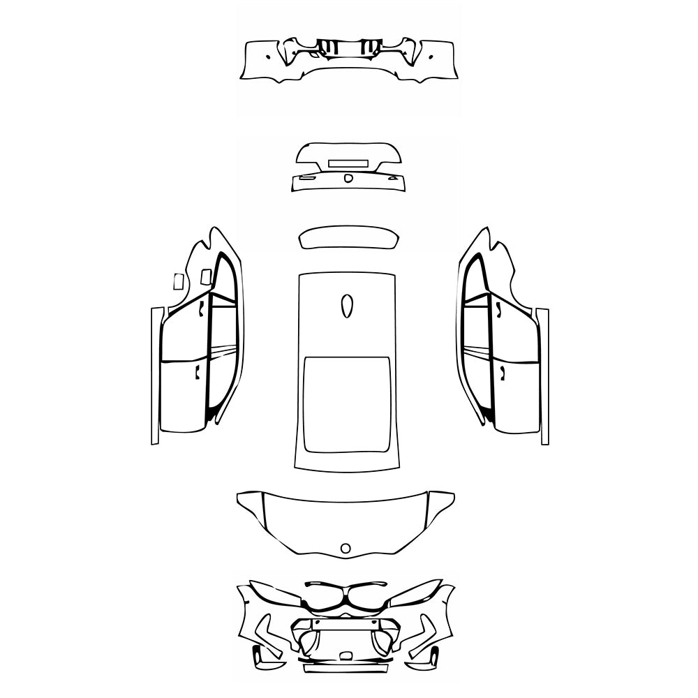 Pre-Cut PPF BMW 3 Series Touring Wagen M340i 2024 - PPF-Kits