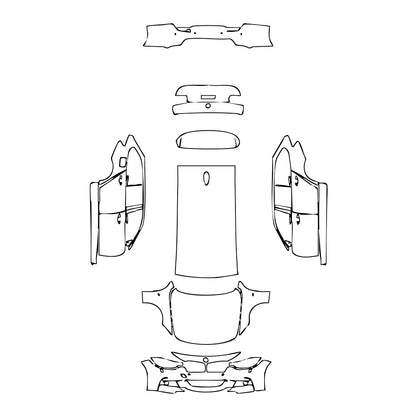 Pre-Cut PPF BMW 3 Series Touring Wagen M Sport 2017 - PPF-Kits