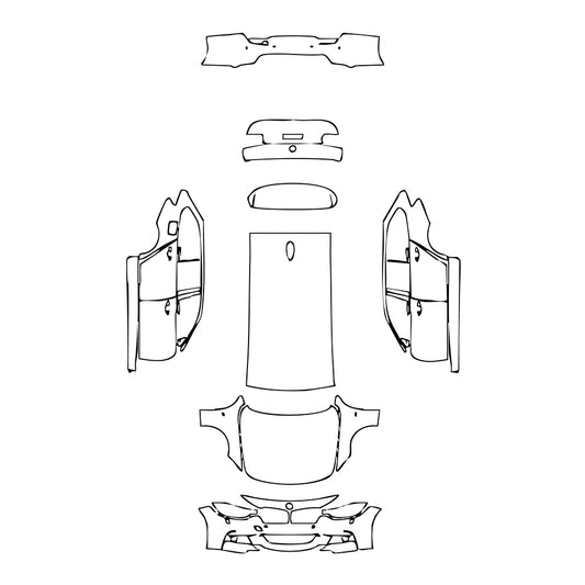 Pre-Cut PPF BMW 3 Series Touring Wagen M Sport 2018 - PPF-Kits