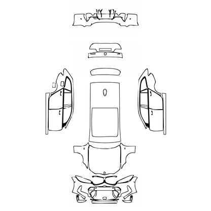 Pre-Cut PPF BMW 3 Series Touring Wagen M Sport 2025 - PPF-Kits