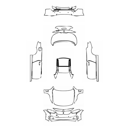 Pre-Cut PPF BMW 4 Series Convertible Luxury Line 2016 - PPF-Kits