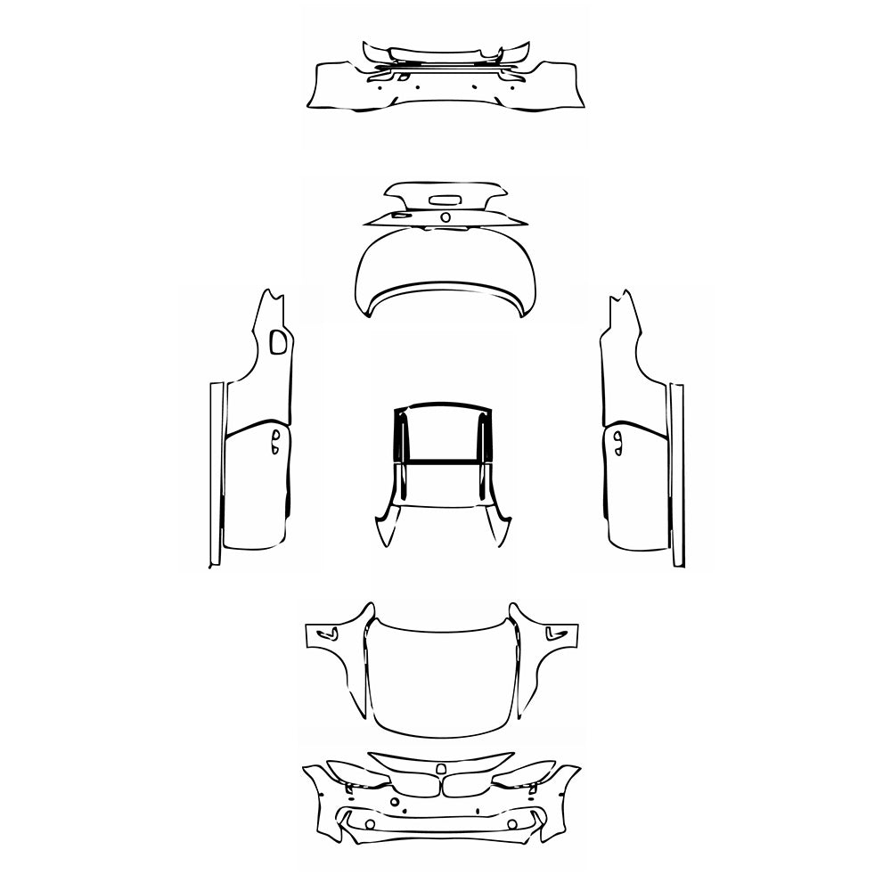 Pre-Cut PPF BMW 4 Series Convertible Luxury Line 2018 - PPF-Kits