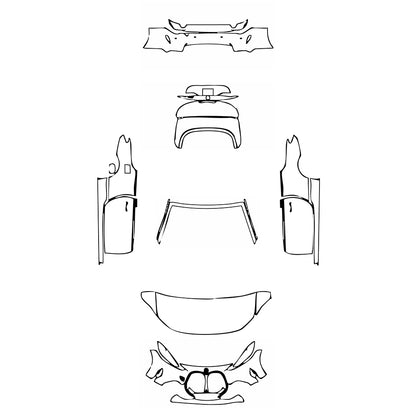 Pre-Cut PPF BMW 4 Series Convertible Luxury Line 2022 - PPF-Kits