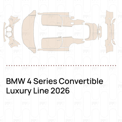 Voorgesneden PPF BMW 4 Series Convertible Luxury Line 2026