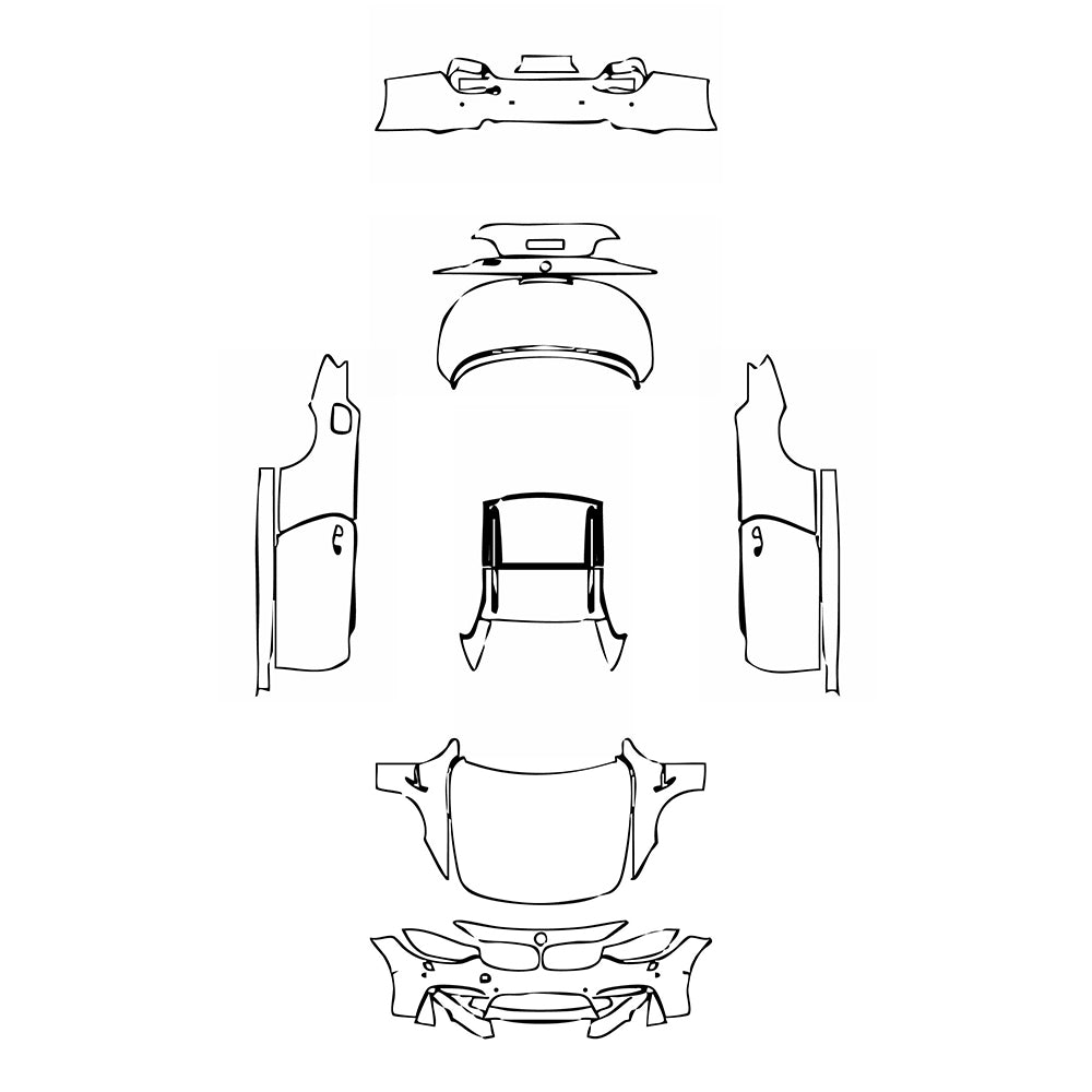 Pre-Cut PPF BMW 4 Series Convertible M4 2015 - PPF-Kits