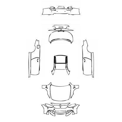 Pre-Cut PPF BMW 4 Series Convertible M4 2020 - PPF-Kits