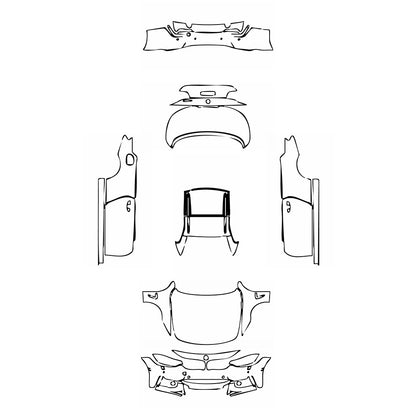Pre-Cut PPF BMW 4 Series Convertible M Sport 2019 - PPF-Kits