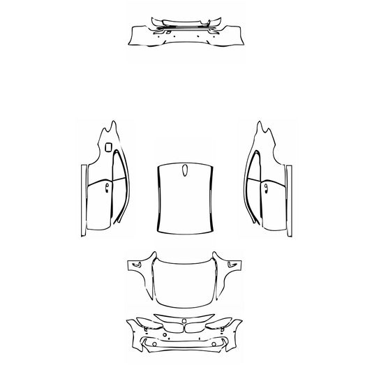 Pre-Cut PPF BMW 4 Series Coupe Luxury Line 2015 - PPF-Kits